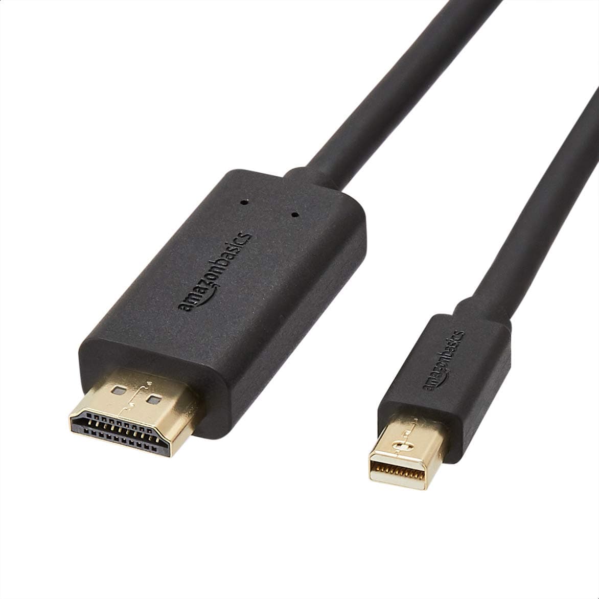 HDMI to Mini DisplayPort Display Cable, 1080p, Gold-Plated Plugs, 1.83 m, Black