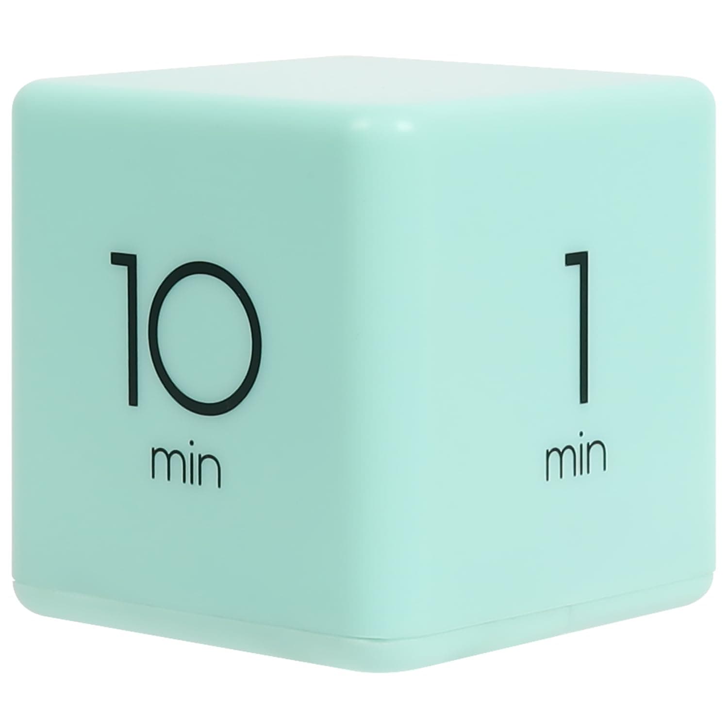 Mooas Cube Timer for Time Management, Kitchen, Kids, Workout, Studying, Cooking (Mint)