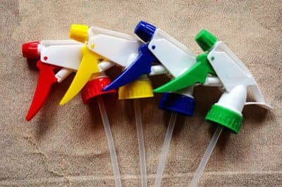 Pindia Set of 3Pc Trigger Sprayer Bottle Replacement Nozzle Plastic Spray Bottle Head