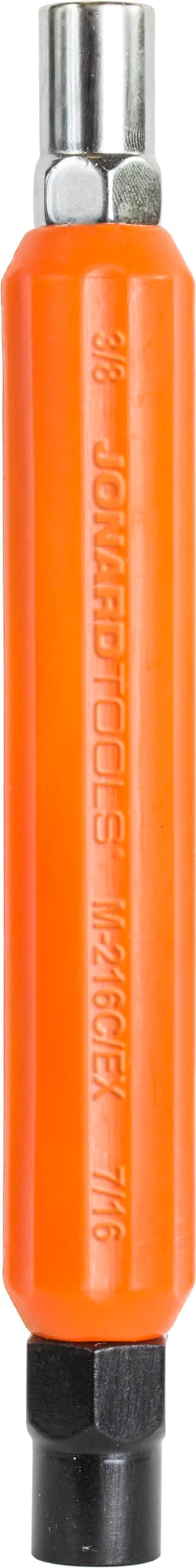 Jonard Tools M-216C/EX Hex Outer Socket Can Wrench with Ergonomic 1" Diameter Handle, 7" Length