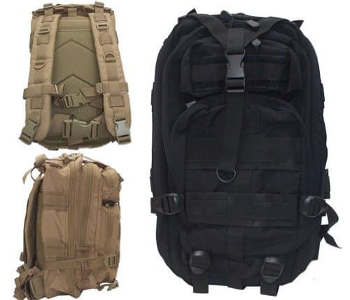 Level III Lv3 Molle Assault Pack Backpack--BLACK