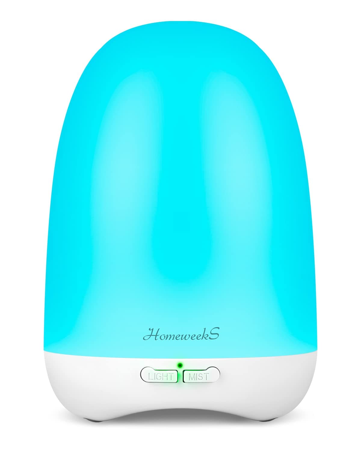 Diffusers,Homeweeks 100ml Colorful Essential Oil Diffuser with Adjustable Mist Mode,Auto Off Aroma Diffuser for Bedroom/Office/Trip