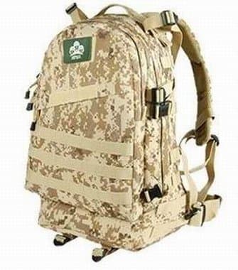 American Shiled Pattonc Laptops backpack. Super capacity 40L. computer notebook tablet,knapsack,rucksack army knife bag Comfortable back panel Ergonomic shoulder straps for man woman Travel basket,swagger,multifunction Function bag Bike bicycle waterproof ASPC02-B (03 Desert Digital)