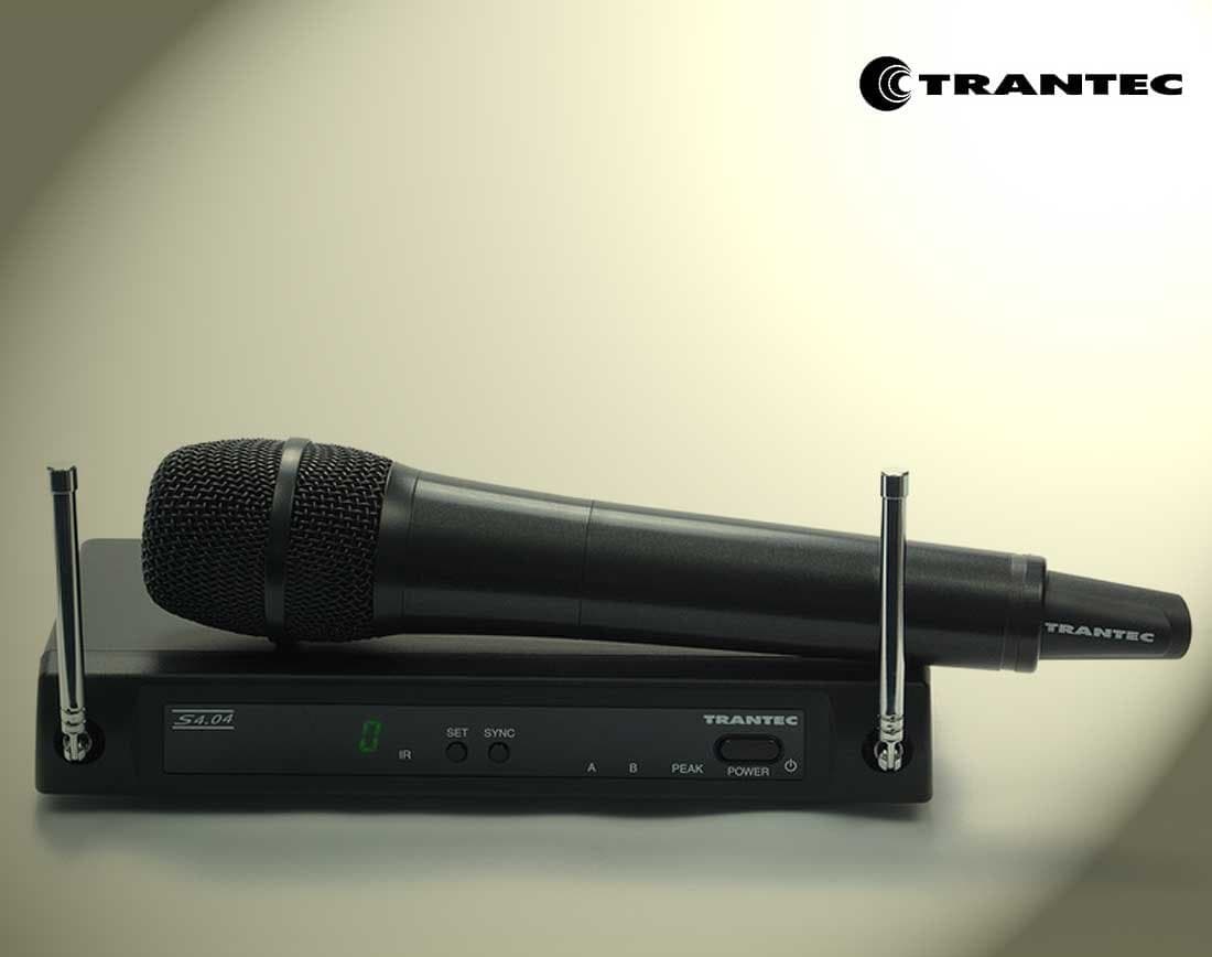 Trantec S4.04H UHF Handheld Wireless Radio Microphone System
