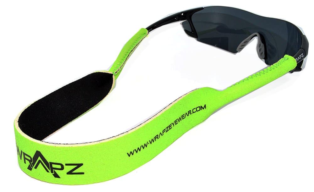 Fluorescent Green Neoprene Floating Glasses Retaining Strap