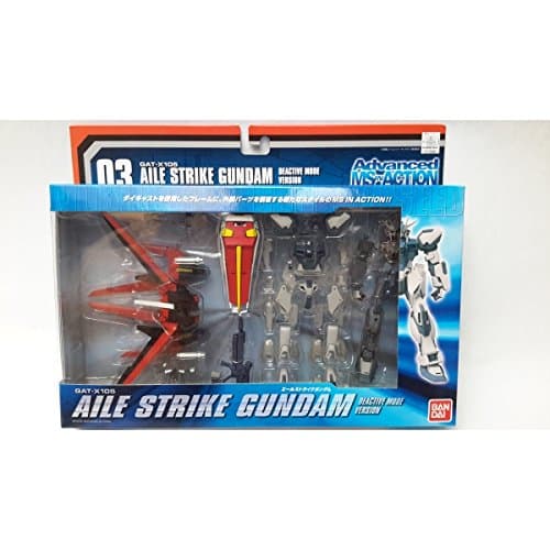 Gundam Seed Advanced MSIA 03 Aile Strike Gundam Deactive Mode Version by Bandai