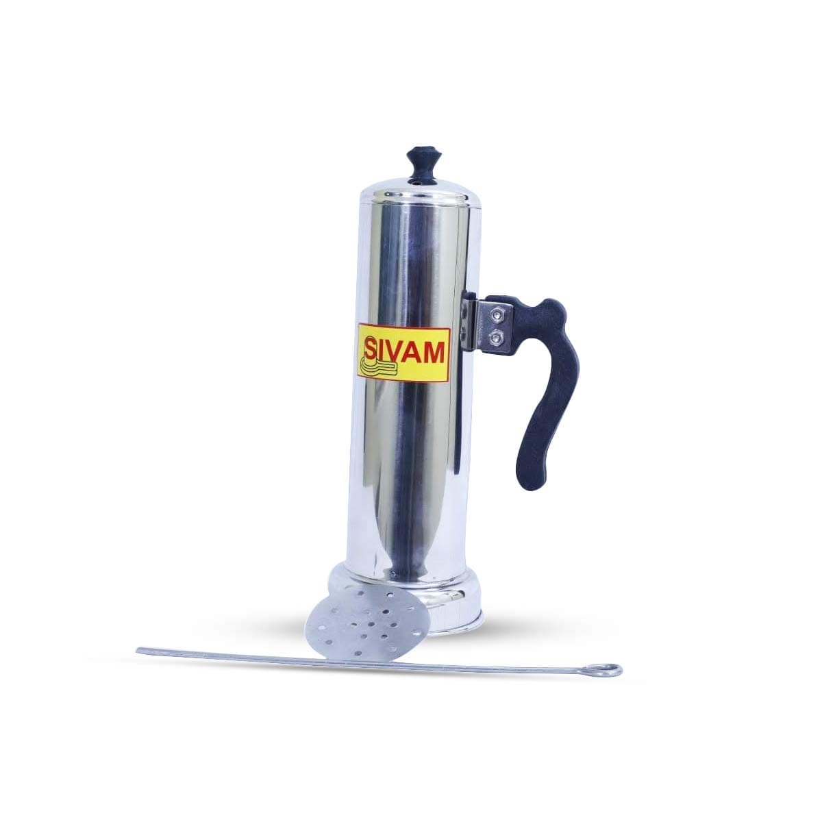 Sivam Stainless Steel Puttu Maker- Silver