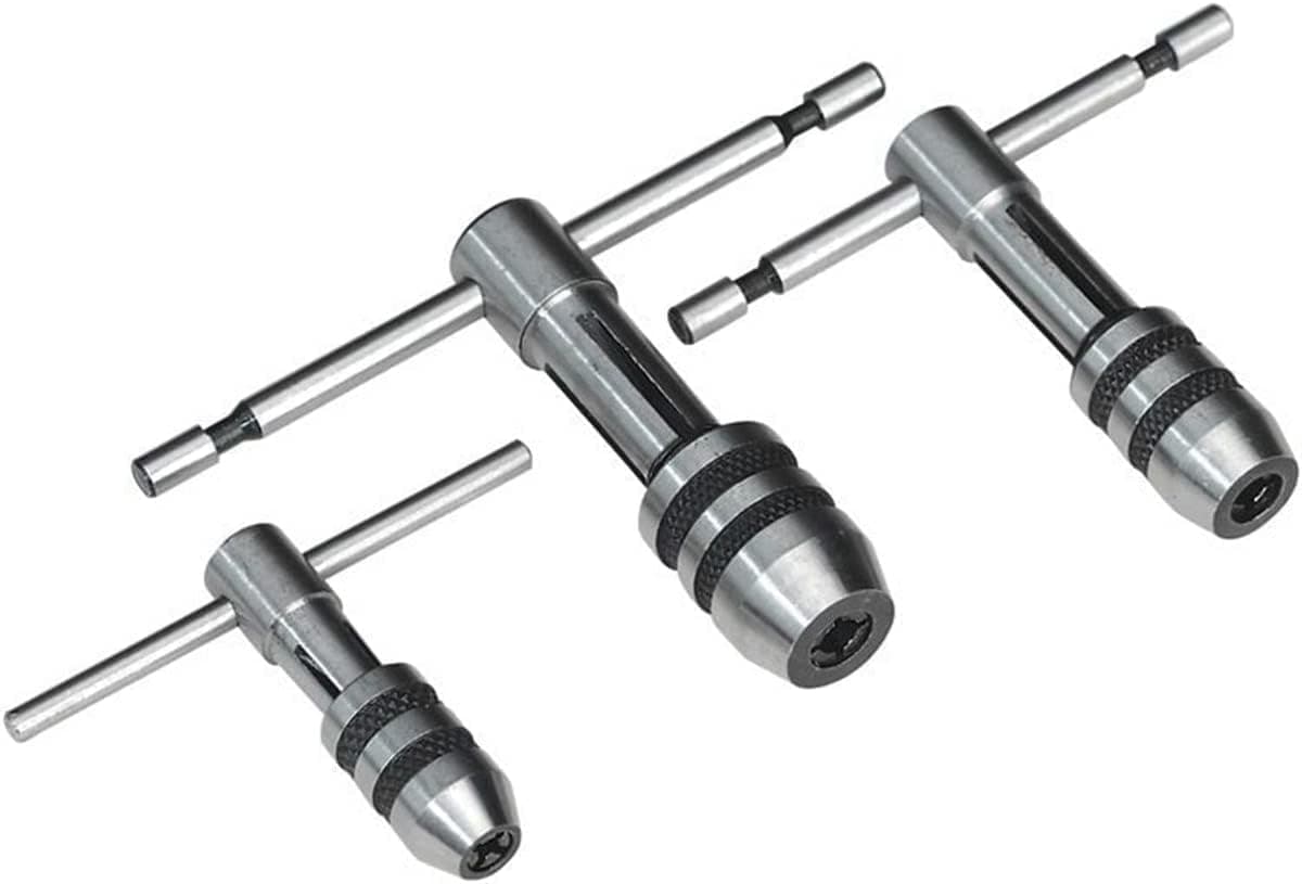 PRAZTECH® ATW-0053 Adjustable T-Handle Tap Wrench Set – 3 Piece M1-M4 / M4-M8 / M6-M12