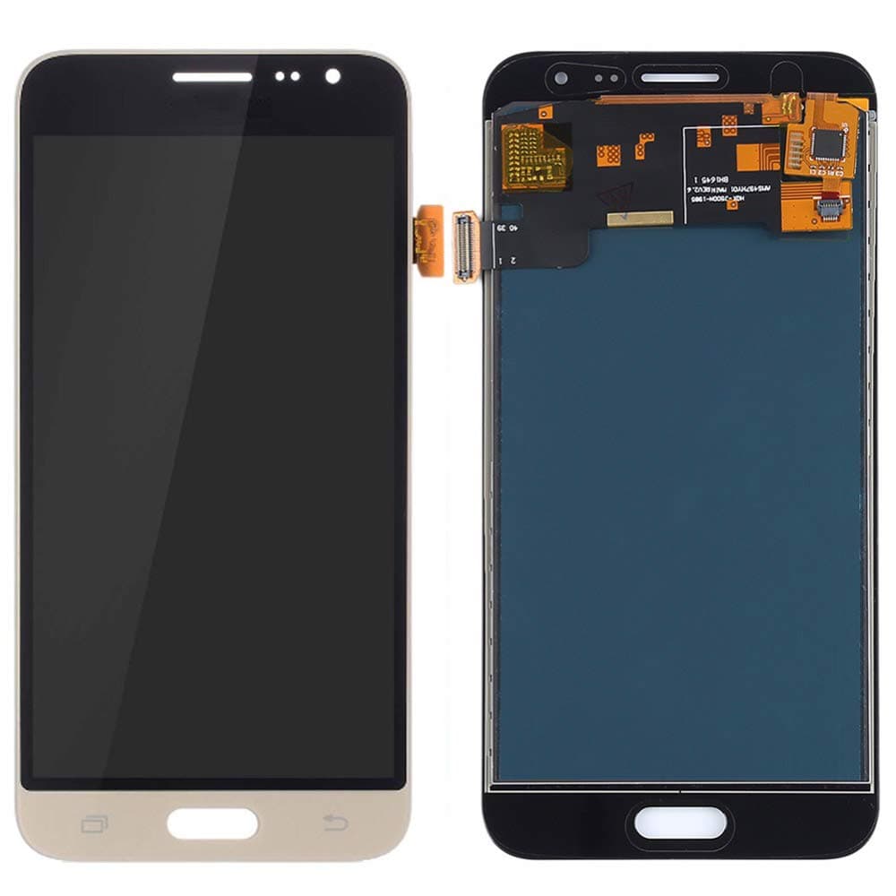 for Samsung Galaxy J3 2016 Screen Replacement LCD Display Touch Screen Digitizer (Gold) J320 J320M J320A J320H J320F J320P J320Y J320DD J320R4 J320DS / Sol (Cricket) j321 /Sky S320 S320V S320Z S320VZ