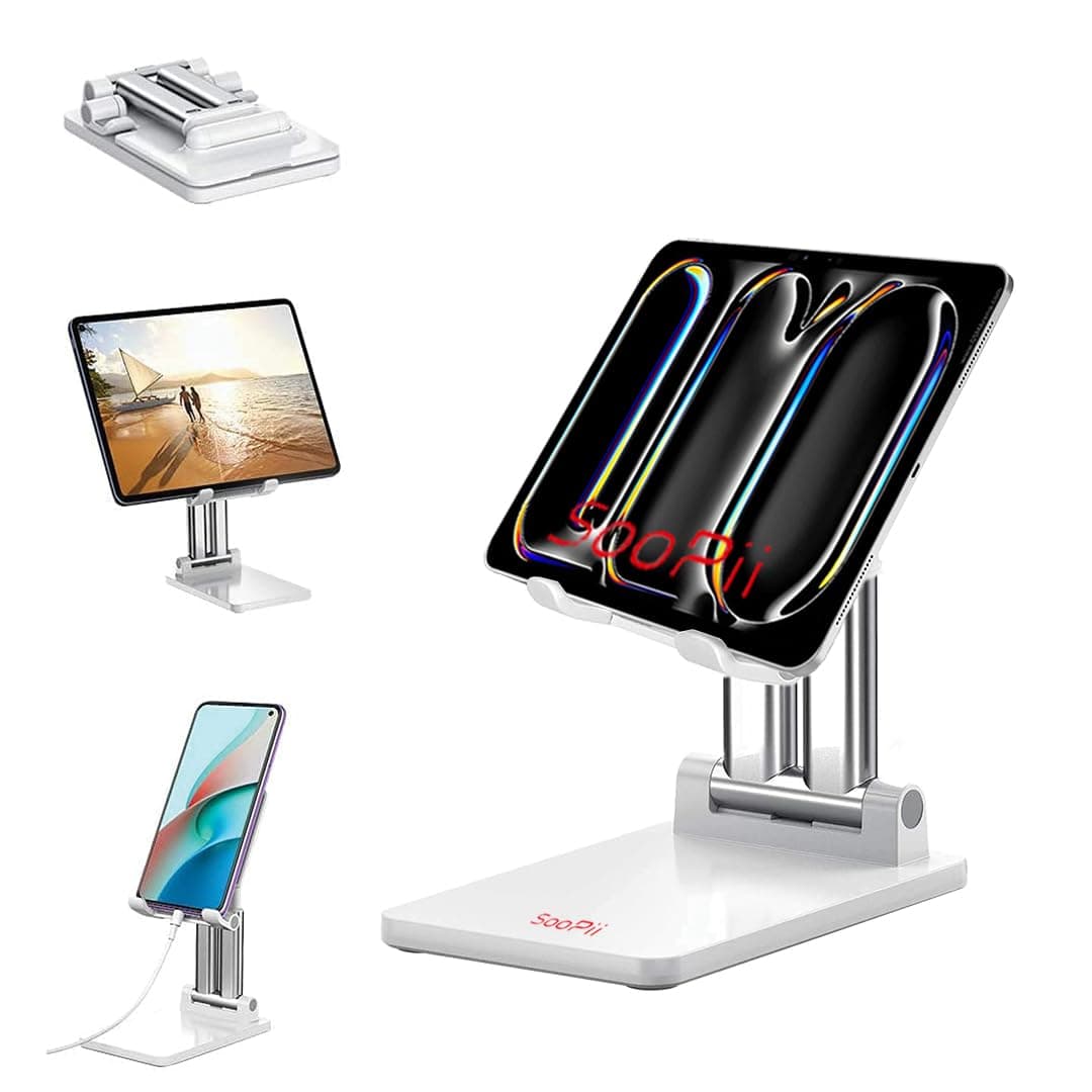 Grade-A Quality DM01 Pro Dual Support Desktop Mobile Phone Stand Tablet Stand Tab Stand Mobile Holder