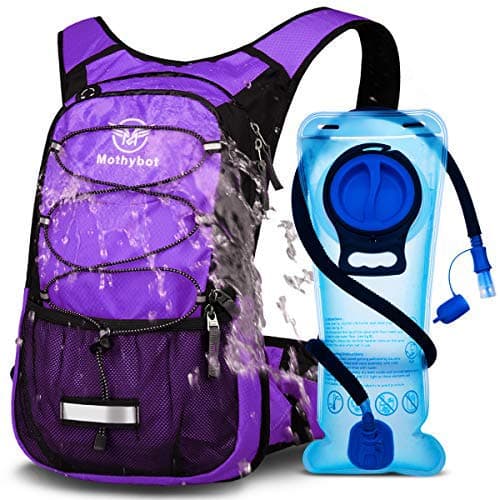 Hydration Pack, Insulated Hydration Backpack with 2L BPA Free Water Bladder and Storage, Hiking Backpack for Men, Women, Kids for Running, Cycling, Camping - Keep Liquid Cool up to 5 Hours