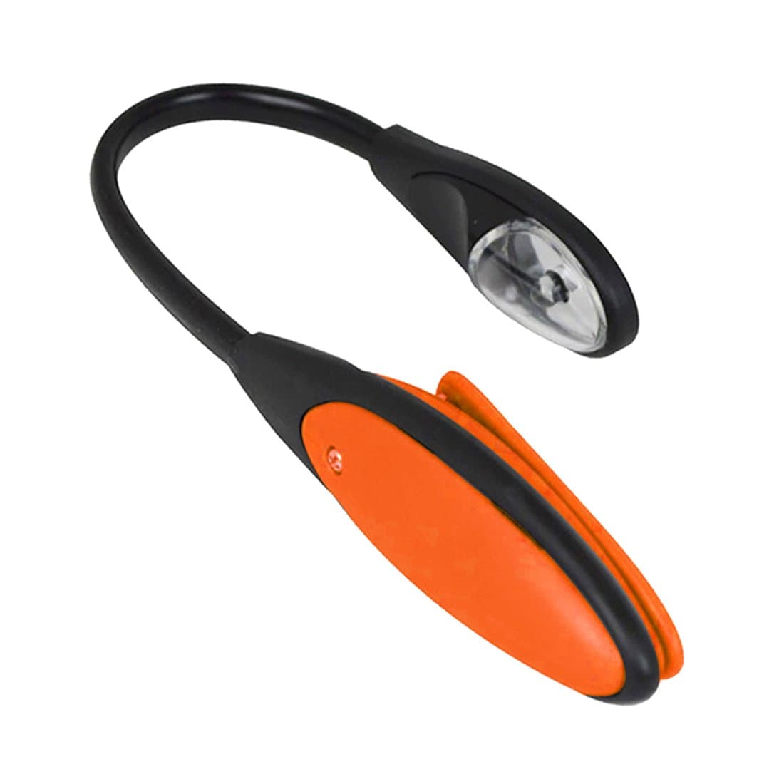 Easy Clip Super Bright LED Flexi Light - Ideal For Book and e Reading (Orange)