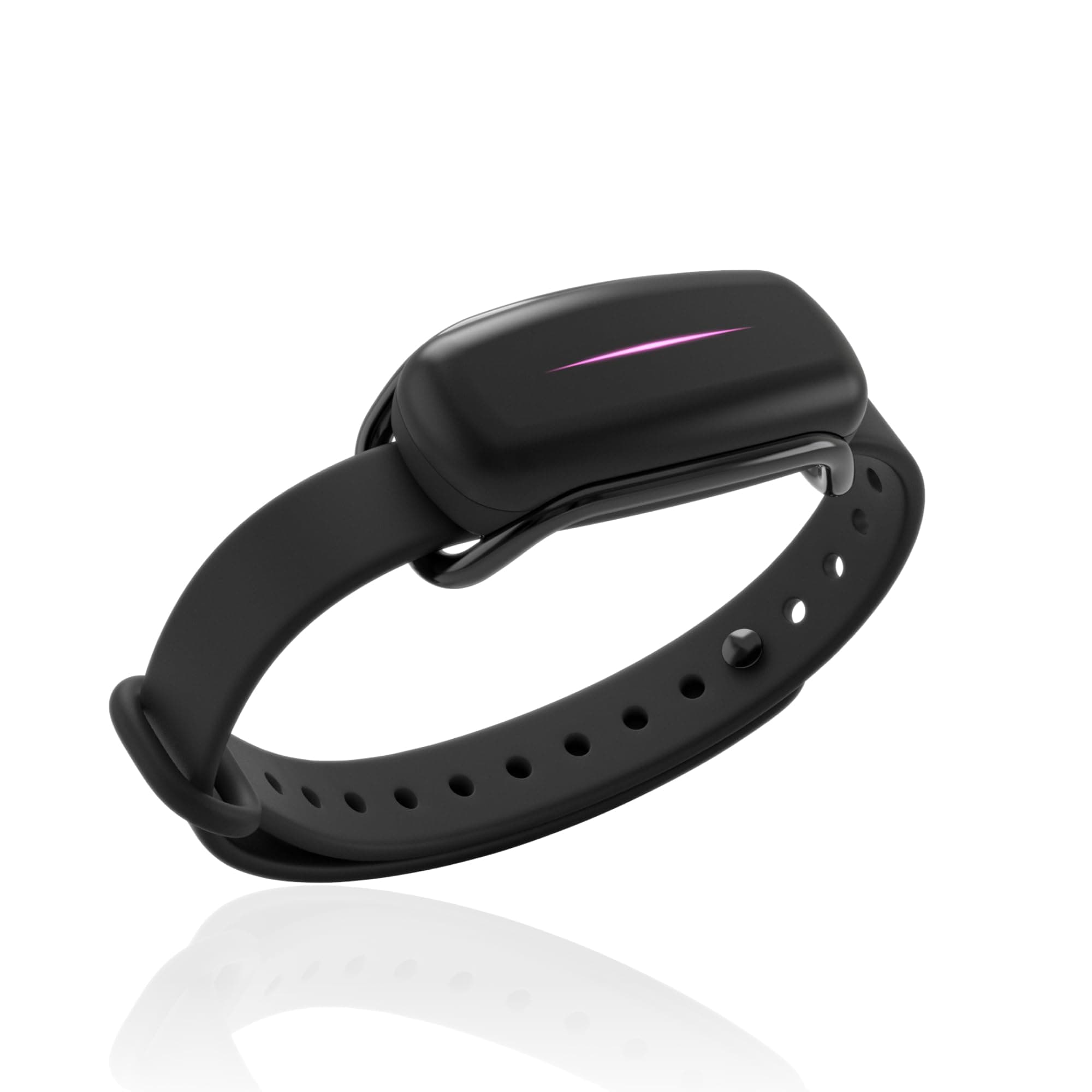 Bond Touch in Black - Single Bracelet, Black Loop - Long Distance Connection Bracelets