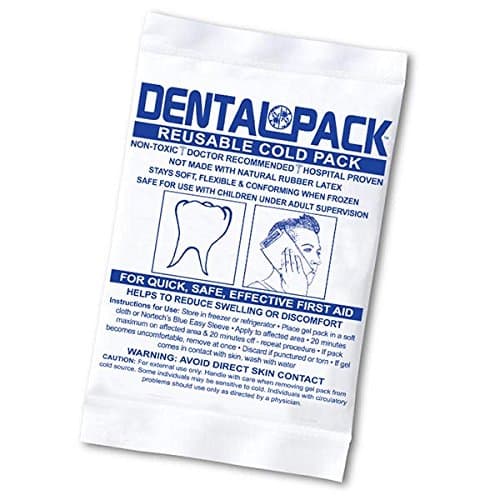 Dental Pack Cold Gel Pack (Reusable), 4" x 5" - 4 Packs