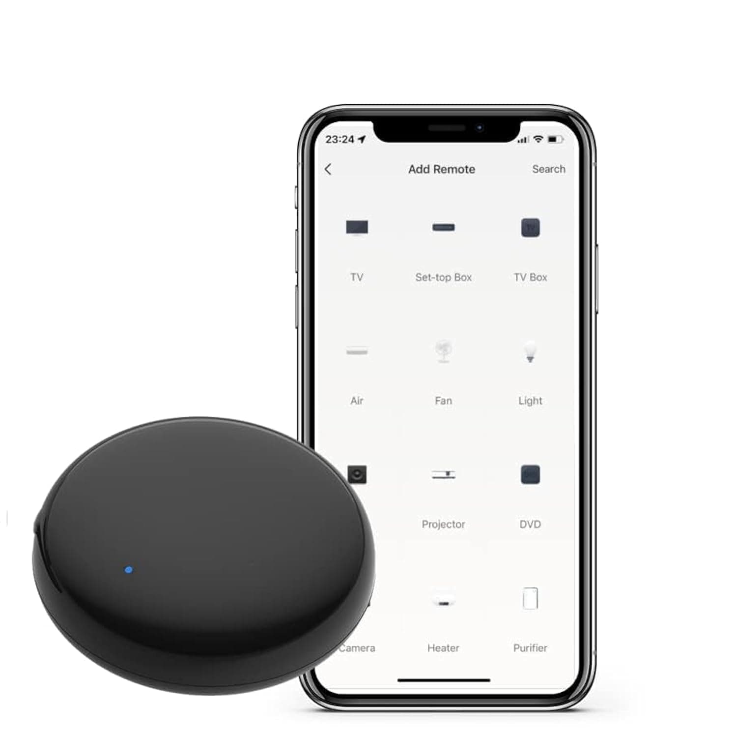 UanTii Tuya Smart Wifi IR Remote Controller Infrared Universal Remote Controller for Smart Home Control for AC TV Amazon Alexa and Google Home Siri Voice Control