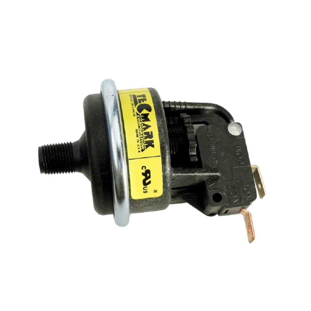 Tecmark (TDI) Pressure Switch: 25Amp Spno 1/8" Plastic