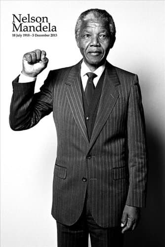Nelson Mandela Salute Maxi Poster, Multi-Colour
