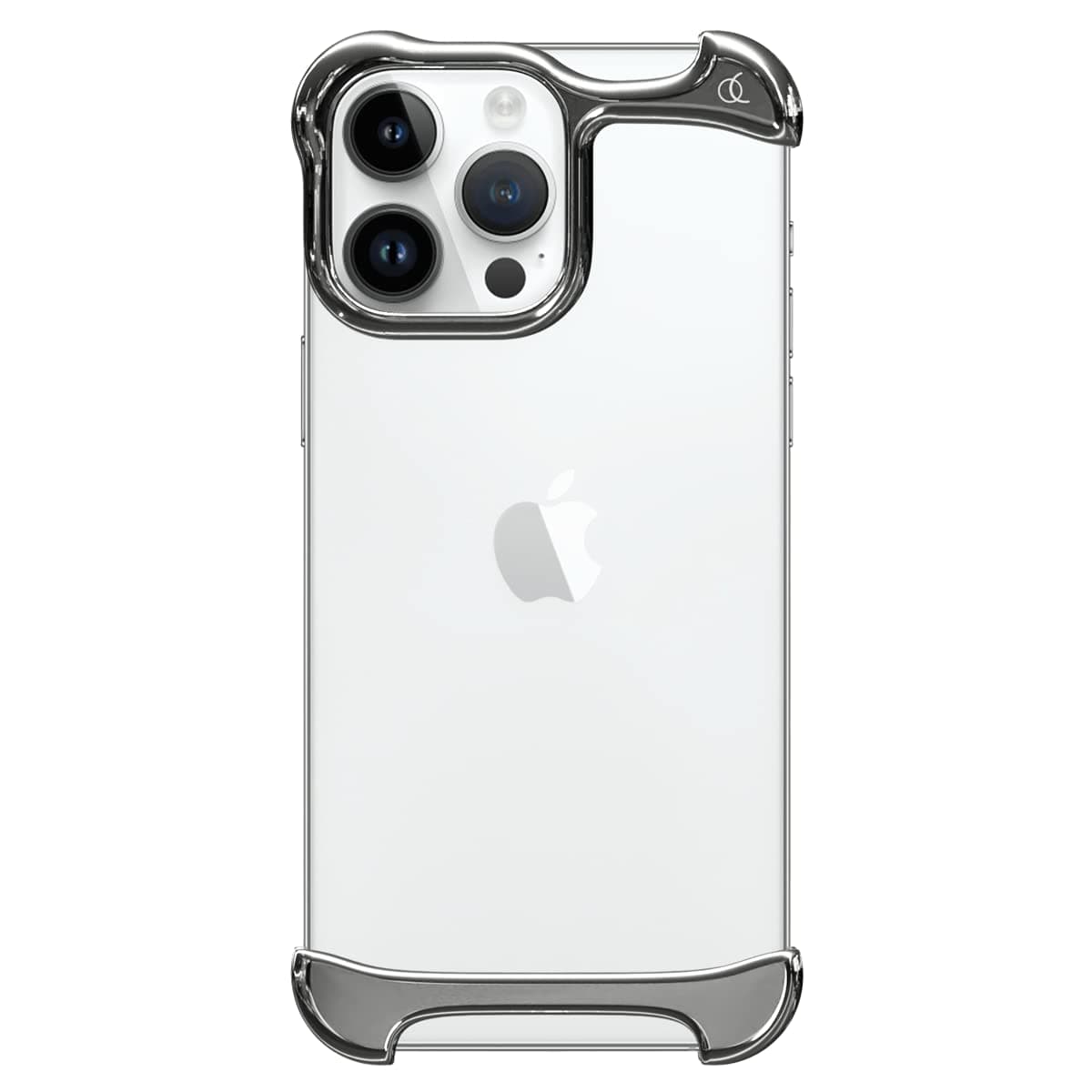 Arc Pulse Phone Case Designed for iPhone 13 Pro Max, Aerospace Grade Aluminum Shells (Aluminum Mirror Polish Silver)