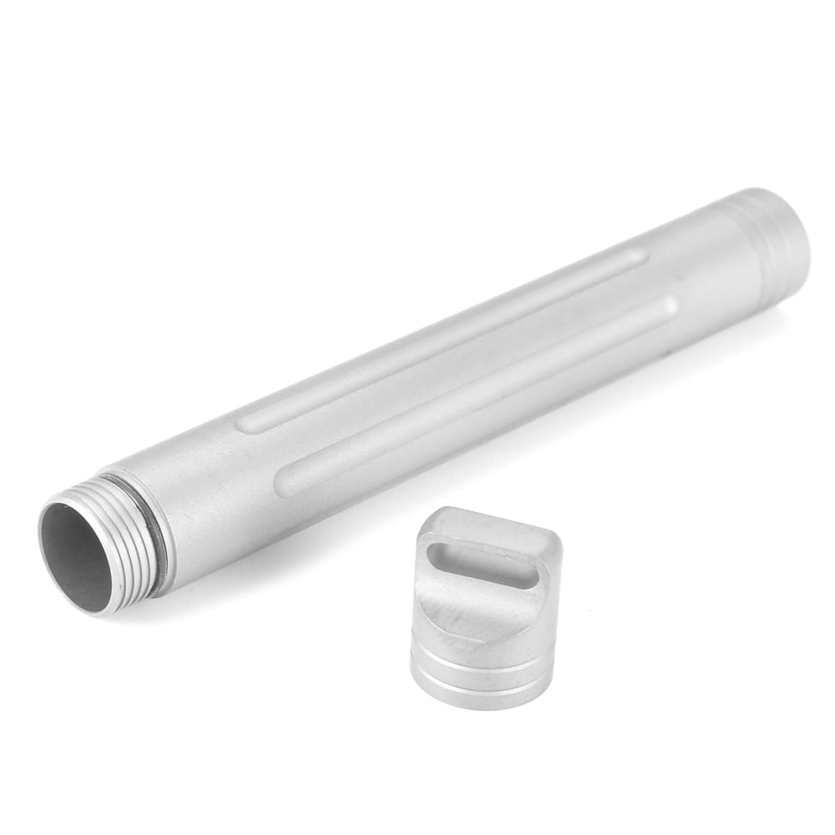 Waterproof Titanium Toothpick Holder EDC Pill Capsule Case