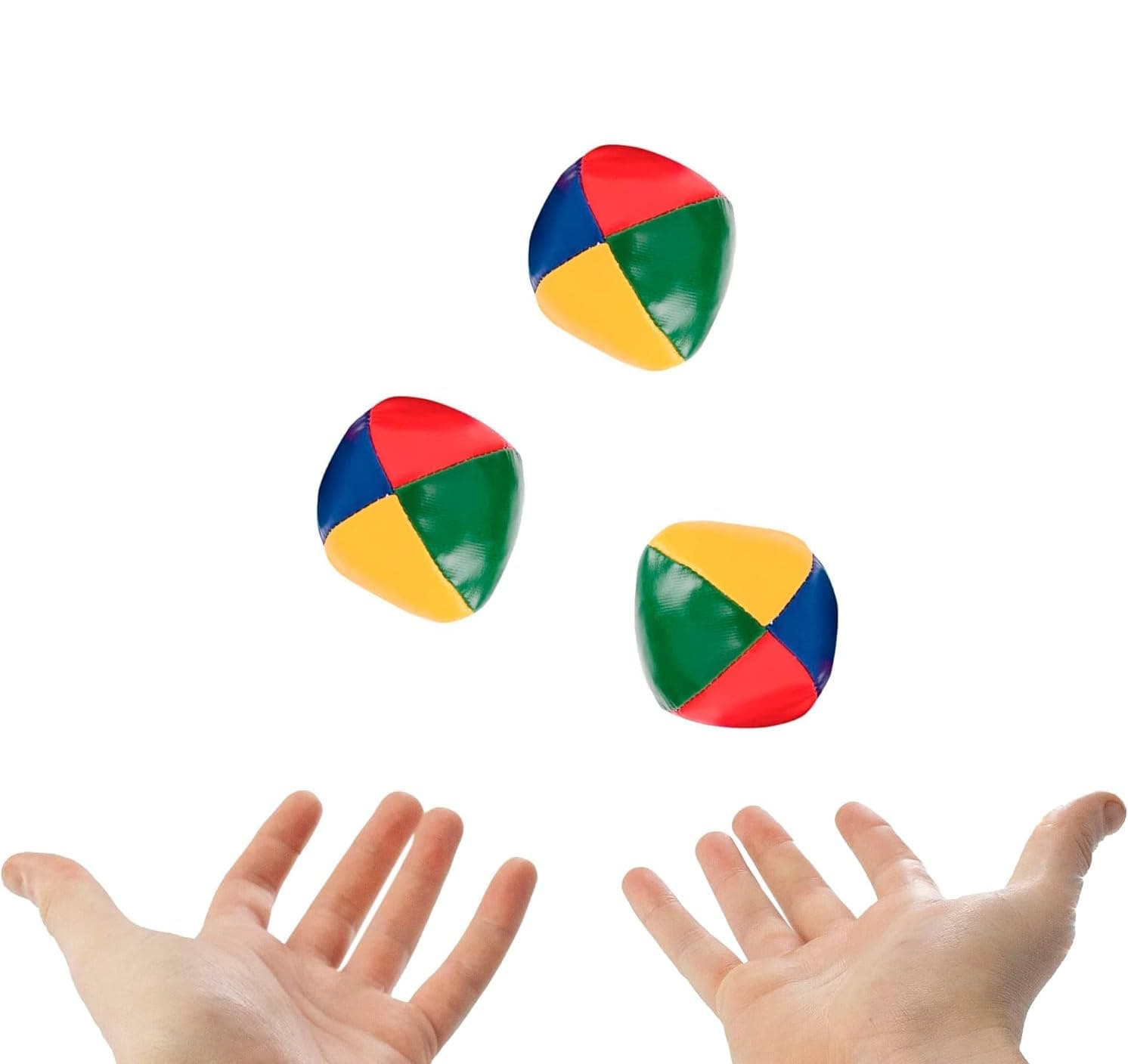 Juggling Balls for Beginners, Learning Circus Toy, Set of 3, Soft 70g Juggling Balls, Designed for Children to safely Practise at Home, Helps to improve Dexterity and Motor Skills