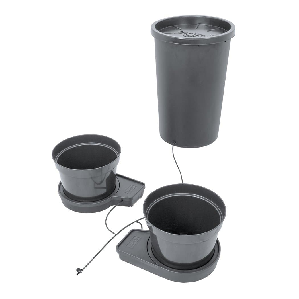 PLANT IT GoGro Automatic Watering Systems Essential 2 Plant Kit - 15L Pots