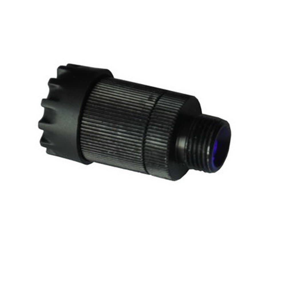 Fiber Optic LED Sight Light 3/8-32 Thread - Rheostat Light with 3 Settings, Black