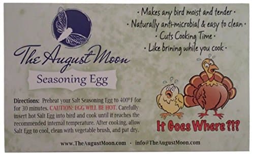 Brining Solution for Turkey and Chicken-Himalayan Salt Rock Briner Egg - Use in The Oven and on Gas, Charcoal, Big Green Egg Grills (Turkey Seasoning Brining Egg)