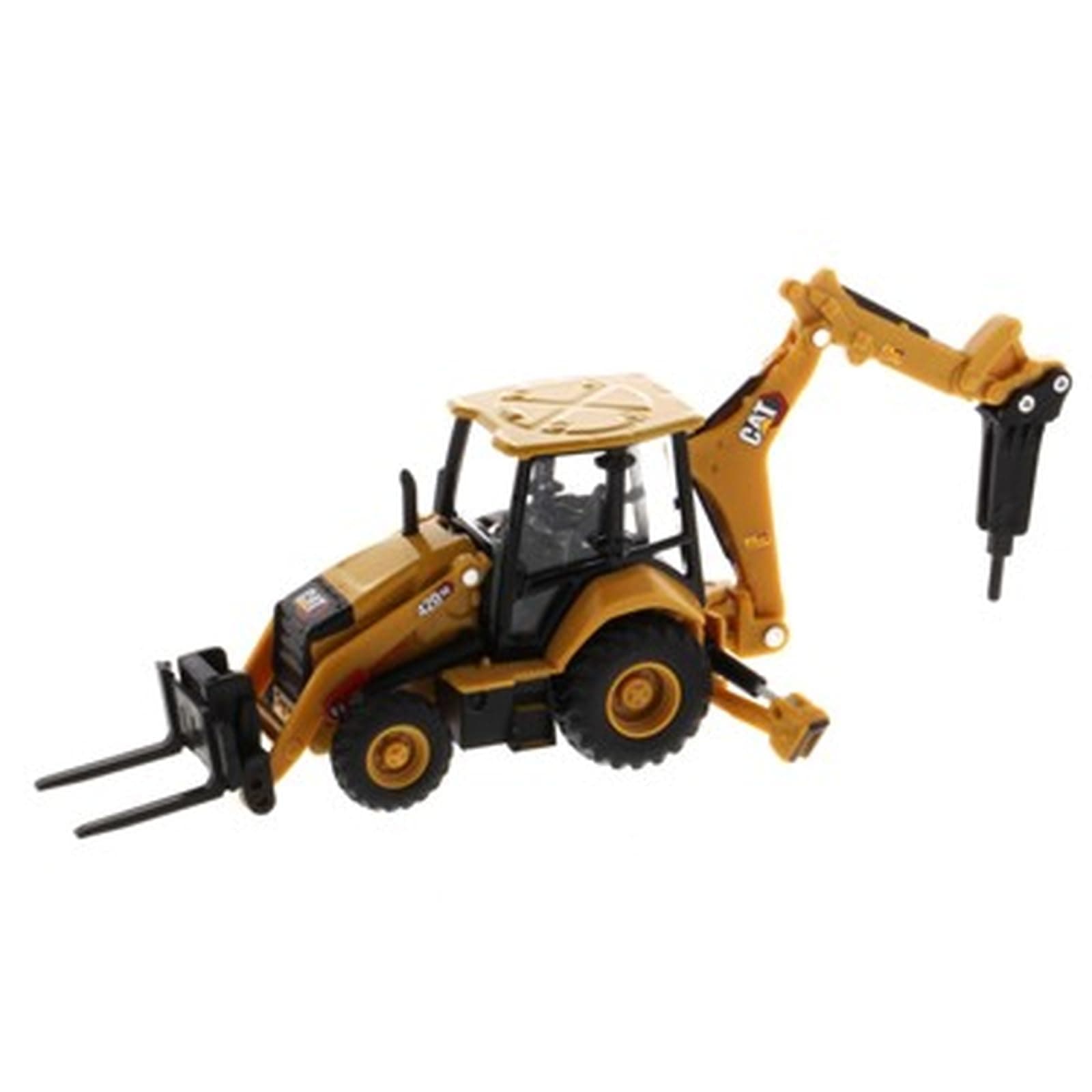 Diecast Masters 1:64 Scale Caterpillar 420 XE Backhoe Loader Model 85765 | Play & Collect Series Cat Construction Equipment