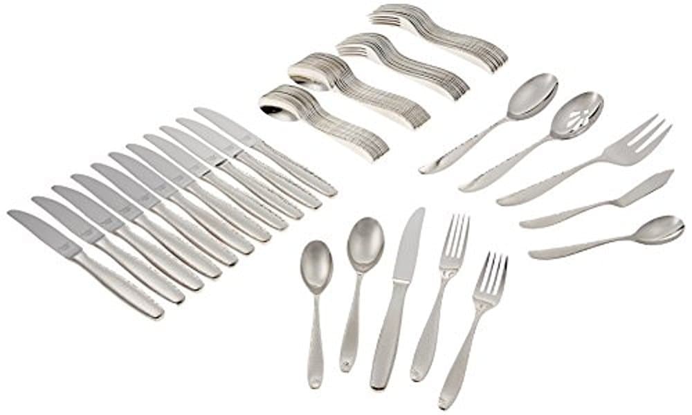Reed & Barton Palmer 65pc Flatware Set, 65 Piece, Silver