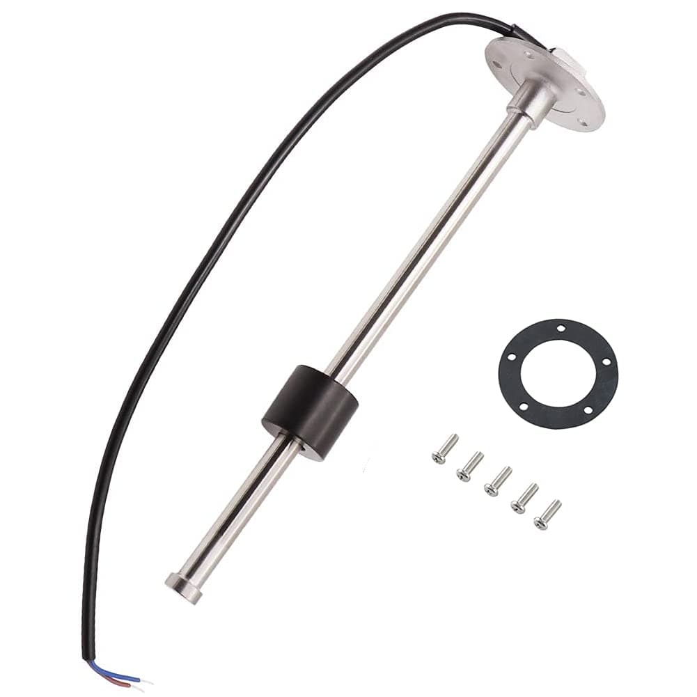100TECH Marine Fuel Sending Unit Float Replacement 17"(430mm) for Boat Vehicle RV Fuel Sender Gas Tank Sending Unit Diesel Level Sending Unit Water Level Sensor Fuel Gauge Sending Unit 240-33 ohms