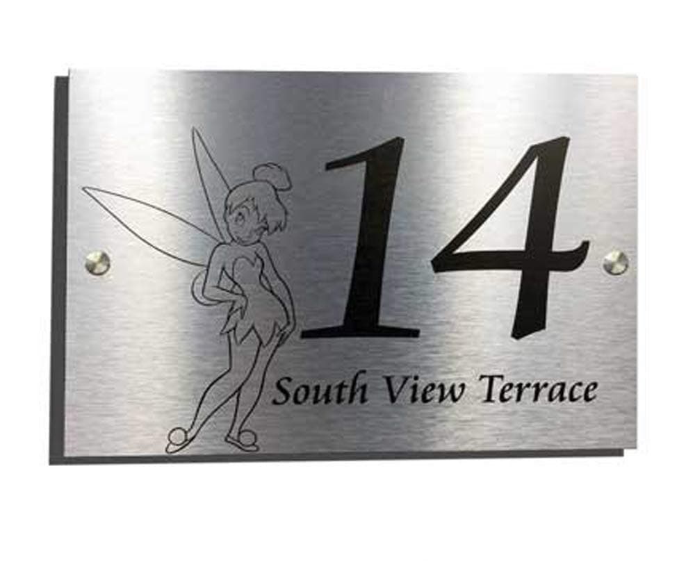 Designer House Number Plaques (TINKERBELL)