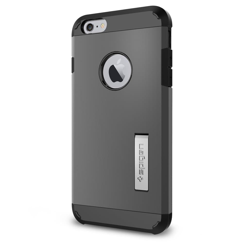 Spigen Tough Armor iPhone 6 Plus Case with Kickstand and Extreme Heavy Duty Protection and Air Cushion Technology for iPhone 6S Plus/iPhone 6 Plus - Gunmetal