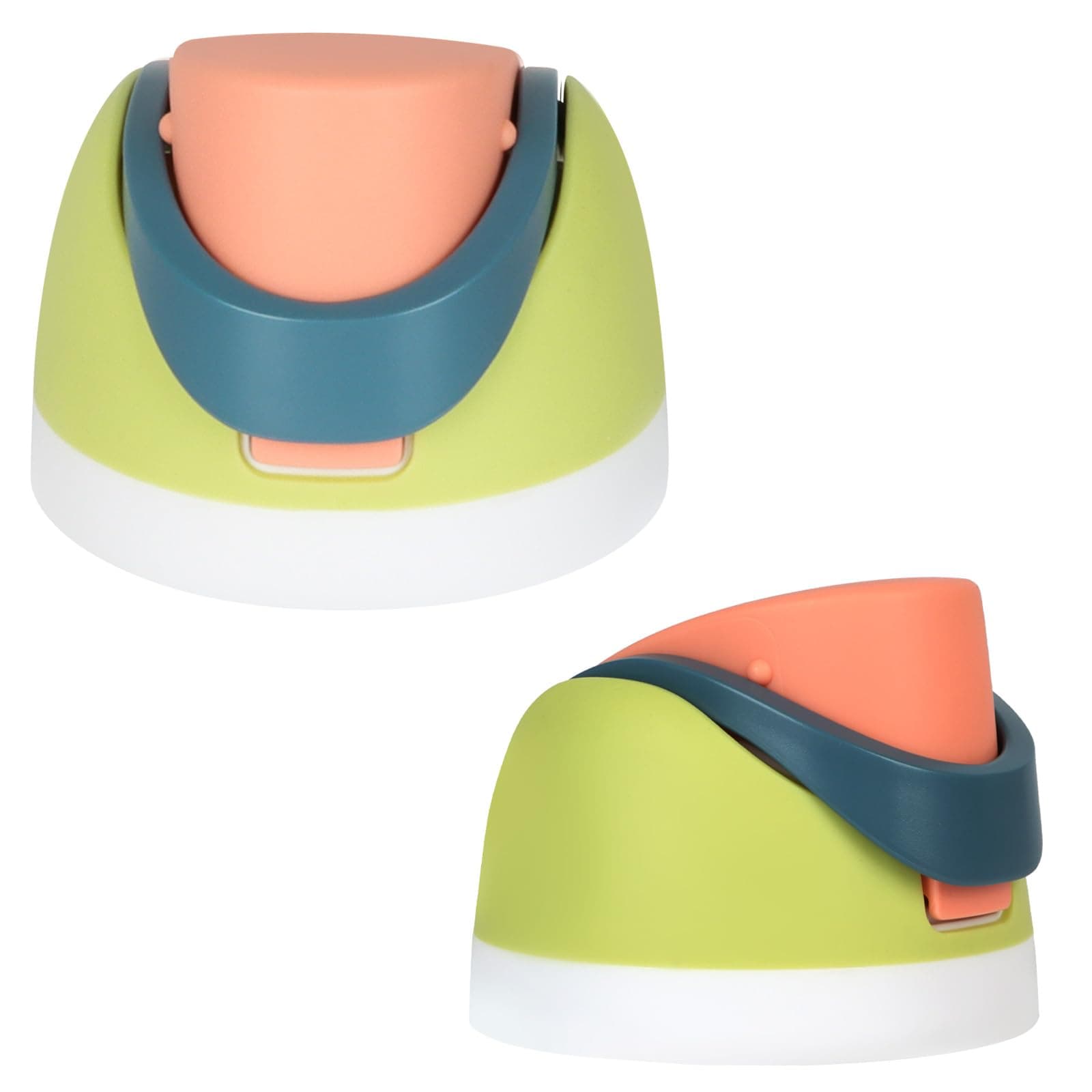 Replacement Lid for Owala Freesip, 2 PCS One Button Water Bottle Top Replacement Cap Compatible with Owala 16oz 24oz 32oz 40oz, BPA-Free, No Water Leakage Replacement Accessories for Owala,Yellow