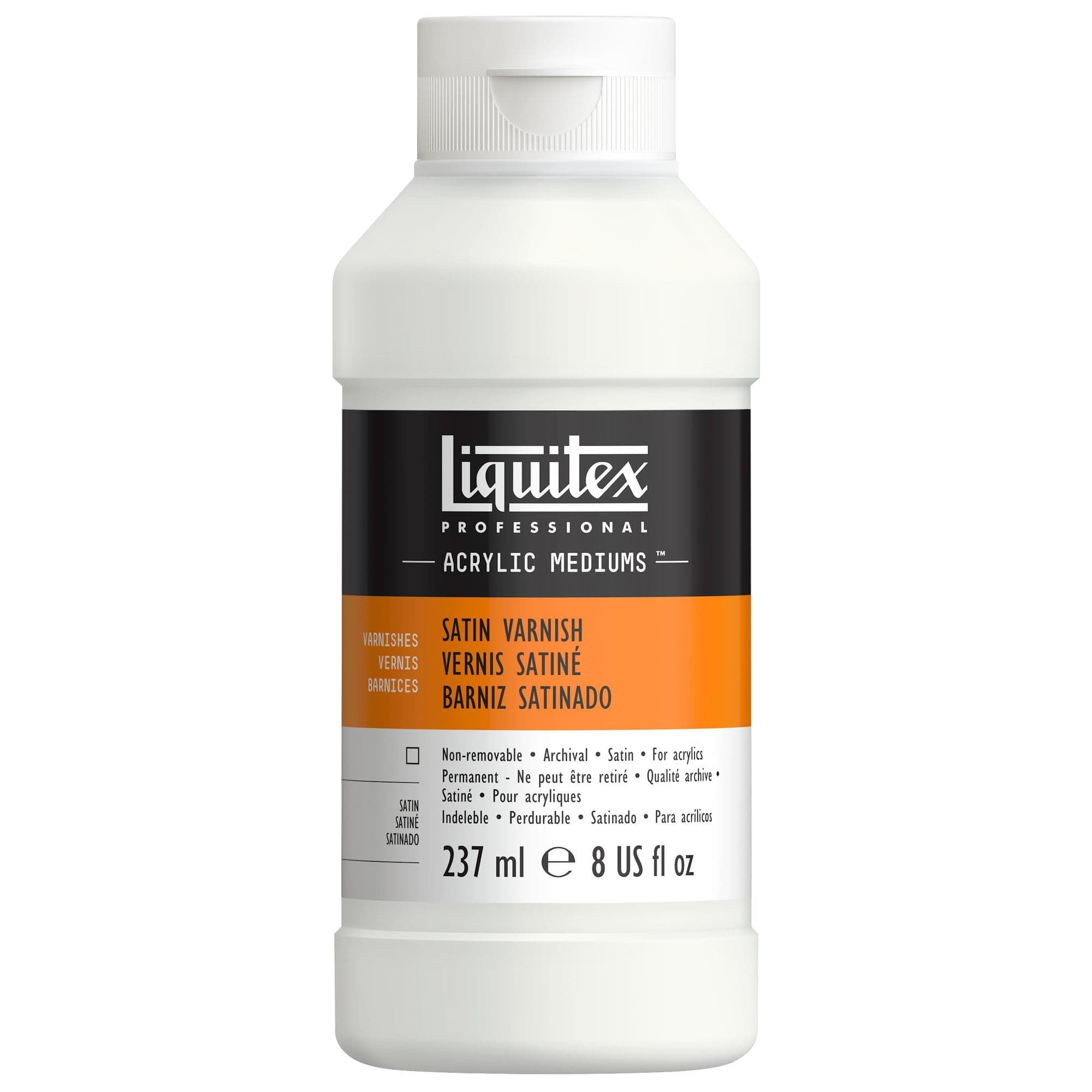 Liquitex Acrylic Professional Varnish, Satin, 237 ml