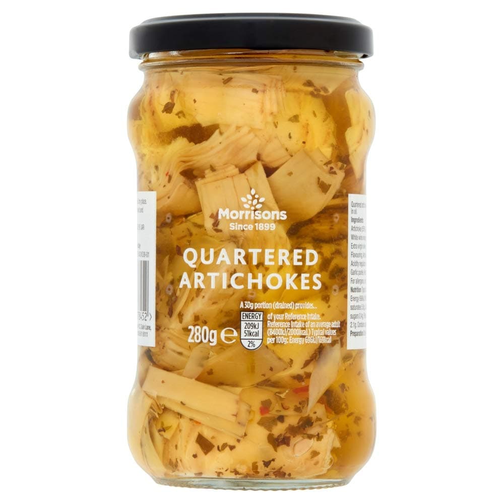 Morrisons Quartered Artichokes 280 g x 6
