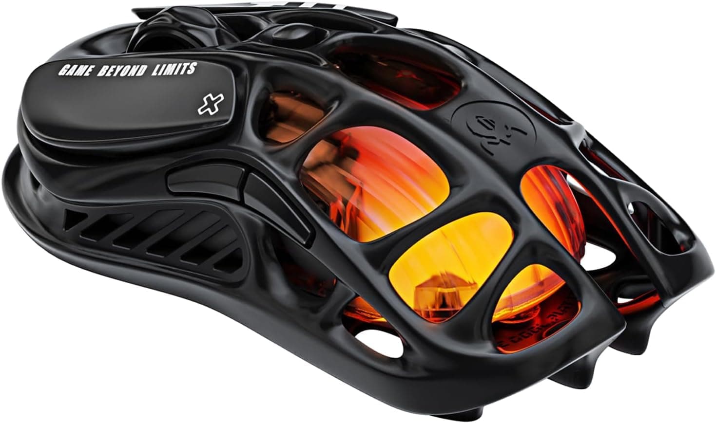 GravaStar Mercury M2 Gaming Mouse - MMO Computer Gaming Mouse with 26,000 dpi Optical Sensor - 78g Lightweight Hollow Design - 5 Programmable Buttons - 5 RGB Modes - Stealth Black