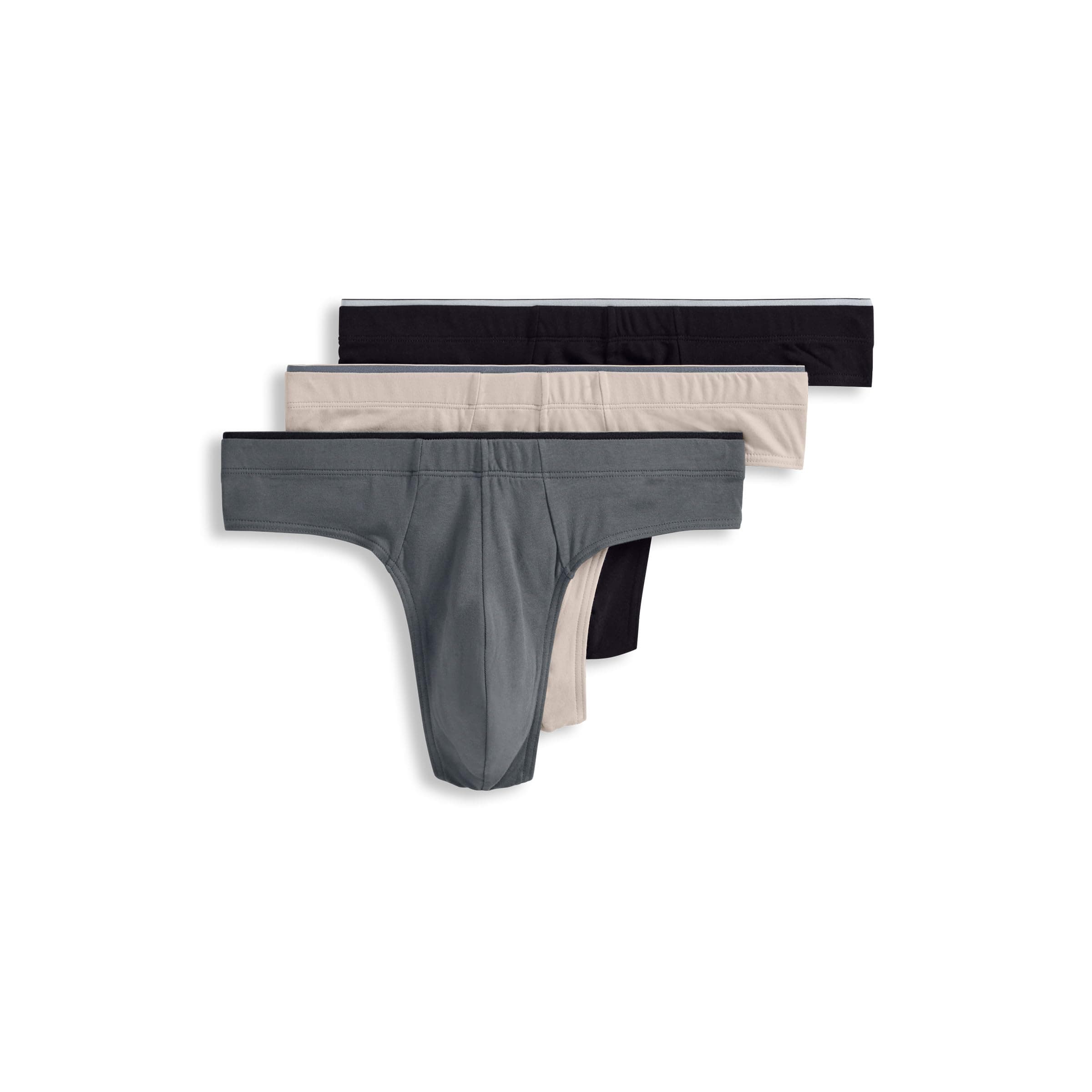 Men's Underwear True Style Thong - 3 Pack