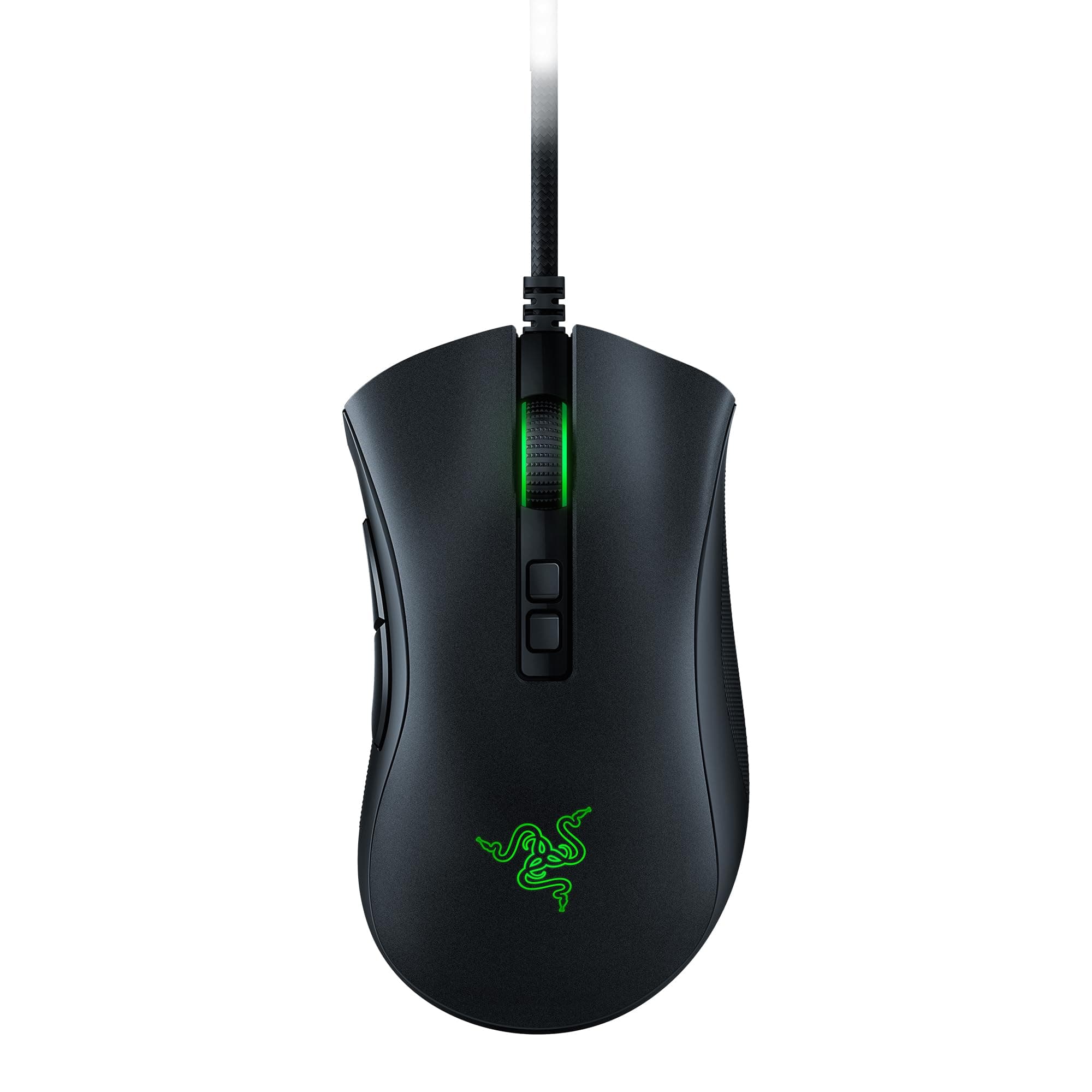 Razer DeathAdder V2 - Wired USB Gaming Mouse with Optical Mouse Switches (Focus+ 20K Optical Sensor, 8 Programmable Buttons, 5 On-Board Memory Profiles) Black