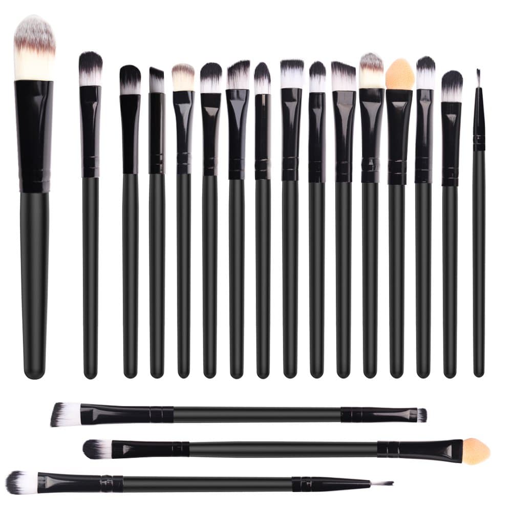 Makeup Brushes Set, Professional Face Blush Eye Shadow Blush Eyeliner Blush Foundation Brush Lip Brush Powder Liquid Brush Tool(20 Pieces)Alluremake