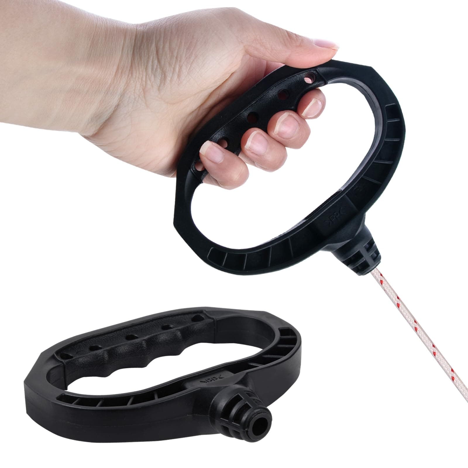 ZLKSKER Gasoline Engine Starter Handle Grip, Recoil Starter Pull Handle for Lawn Mower Generator Trimmer Snowblower, 2pcs