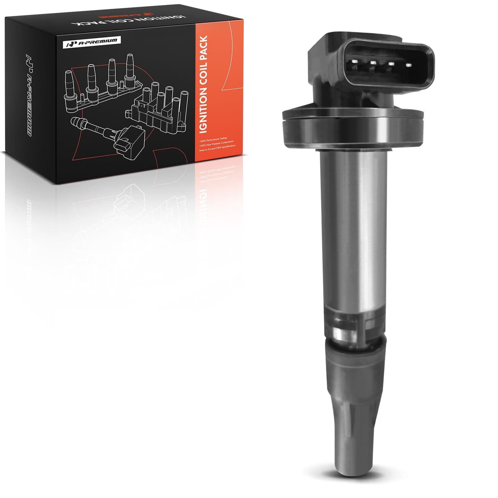 A-Premium Ignition Coil Pack Replacement for Land Rover LR3 Range Rover 2006-2009 Jaguar XJ8 XJR XKR 2004-2009 V8 4.2L 4.4L