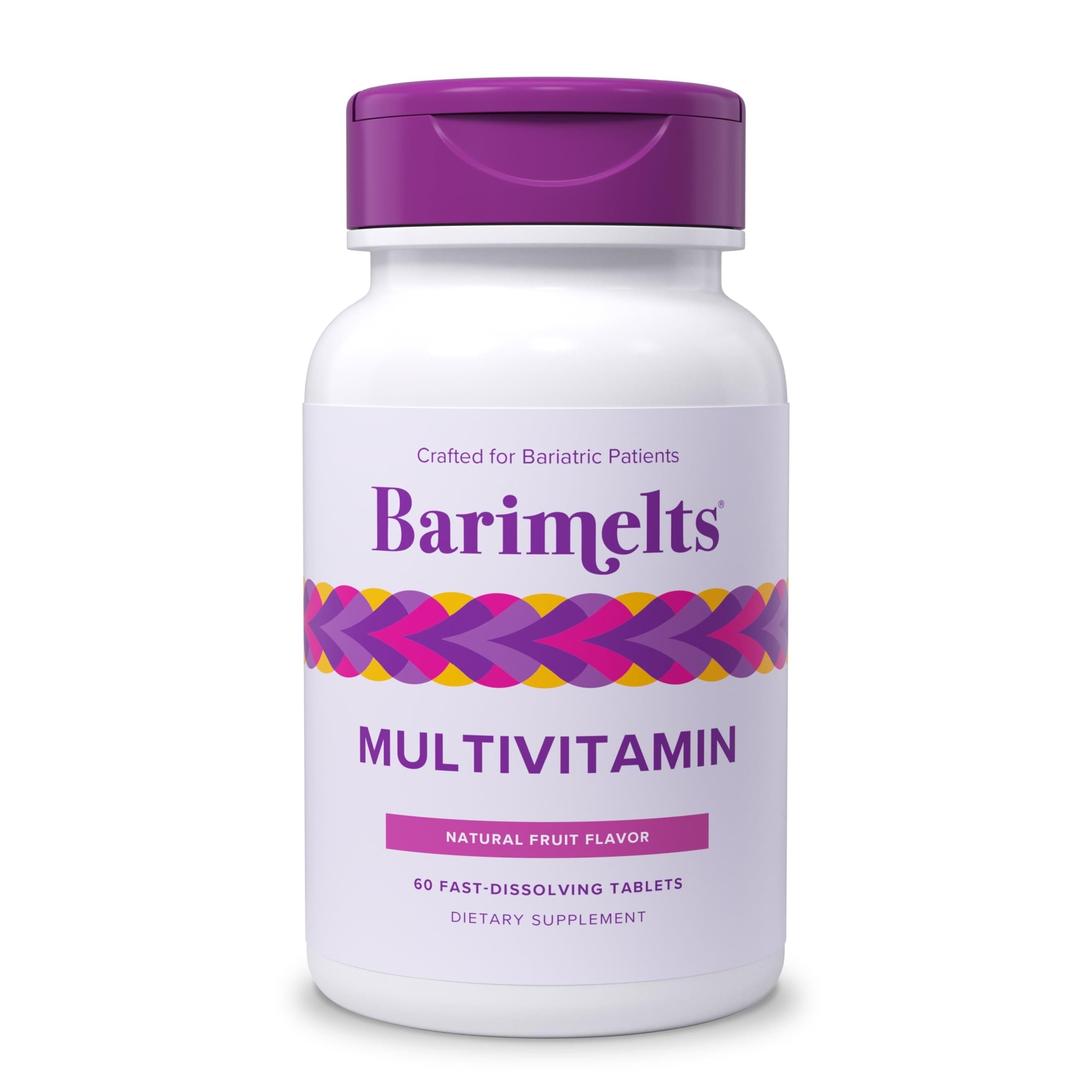 Multivitamin - 60 Fast-Dissolving Tablets (1-Month Supply) - Sugar-Free Bariatric Multivitamin for Women, Natural Fruit Flavor