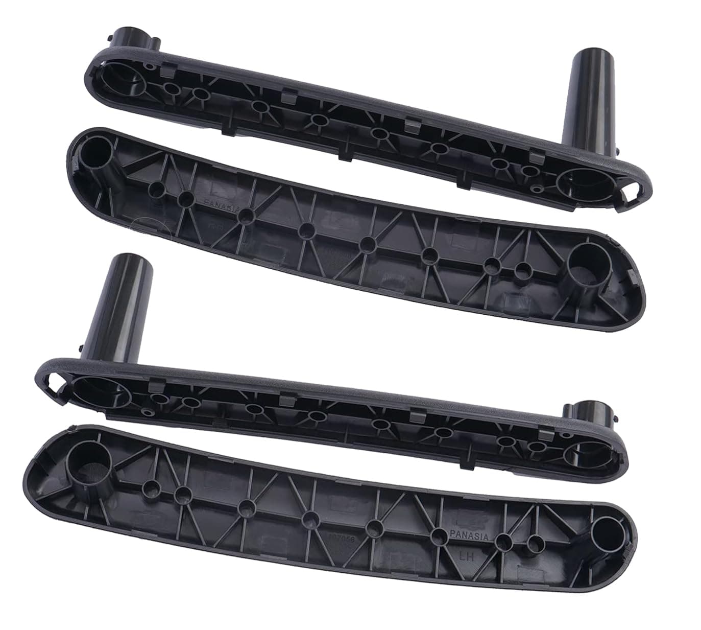 Pair of Interior Inside Inner Pull Door Handles for Mitsubishi Eclipse 2006 2007 2008 2009 2010 2011 2012, Replaces 7221A069HA 7221A070HA,Black