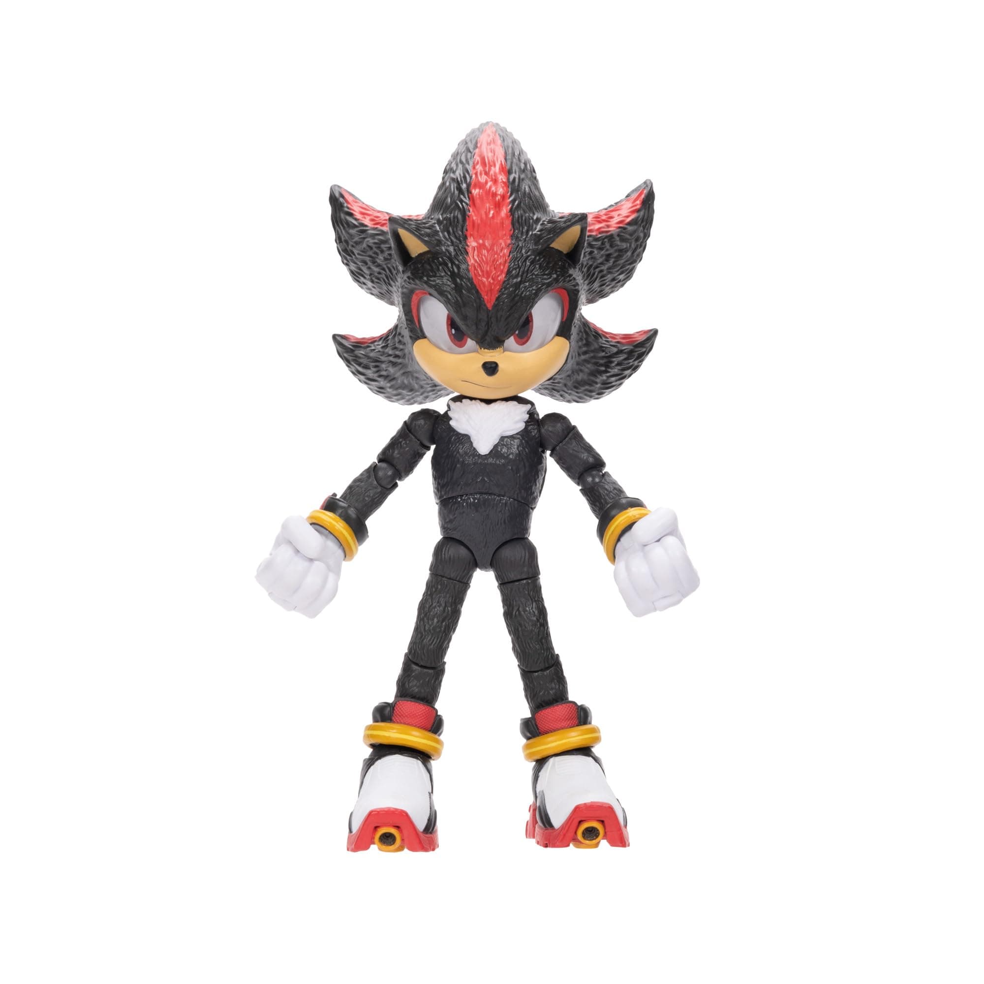 Sonic The Hedgehog – 5-Inch Shadow Action Figure – 20+ Points of Articulation – Official Collector Toy – Boys & Girls Ages 3+