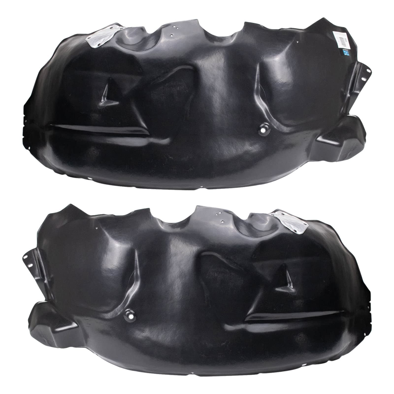 TRQ Front Inner Fender Liner Set Compatible with 2004-2008 Ford F-150 FO1248125 FO1249125