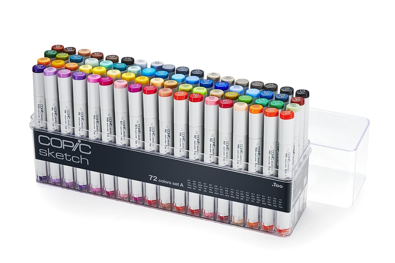 Copic Marker 72-Piece Sketch Set A