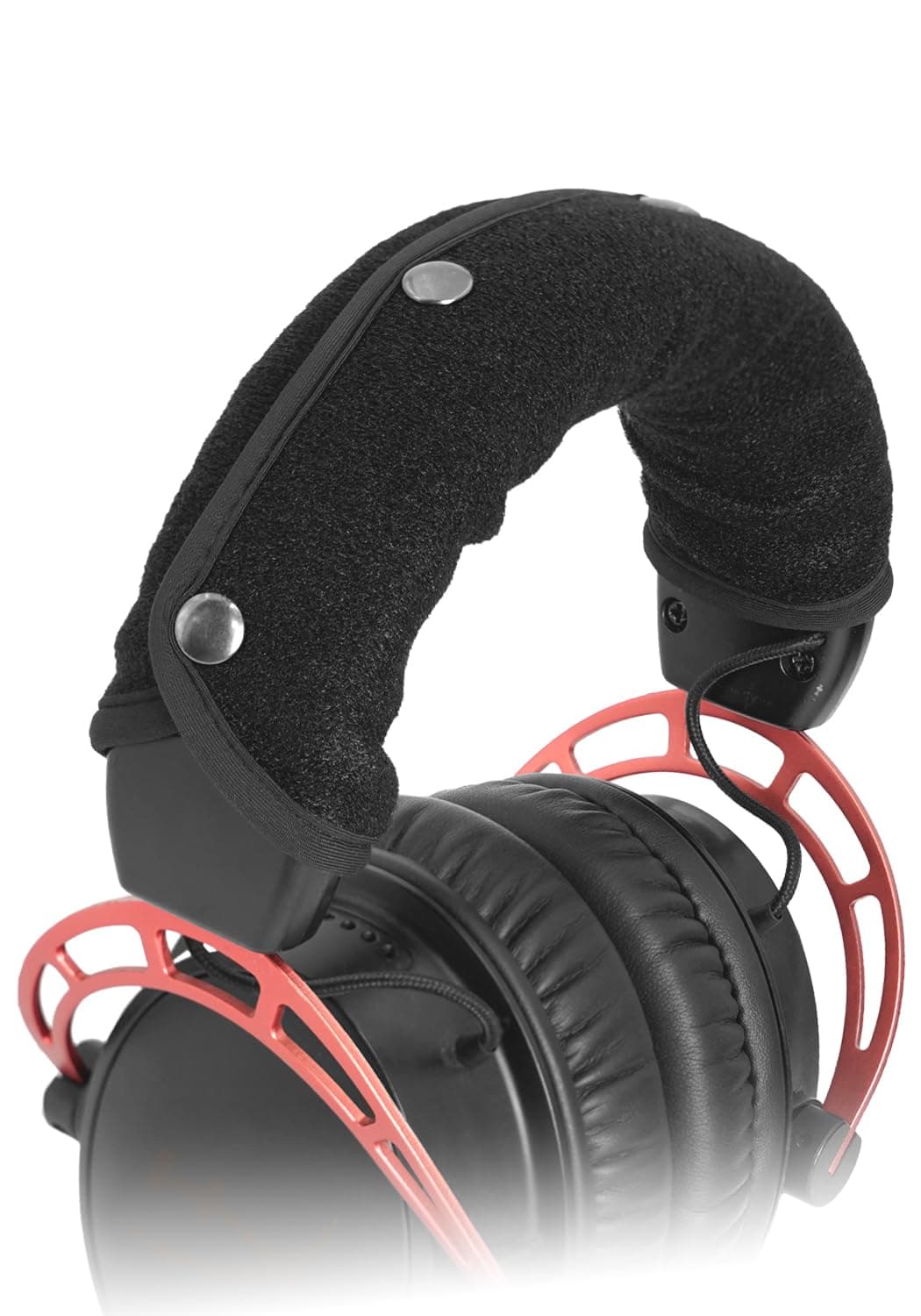 GEVO Replacement Headphone Headband Cover for HyperX Cloud & Alpha, Cloud 1/2/3/Pro, Cloud X/Core, Flight, Stinger Gaming Headset, Repair Parts, Headband Cushion Protectors-Velvet Black