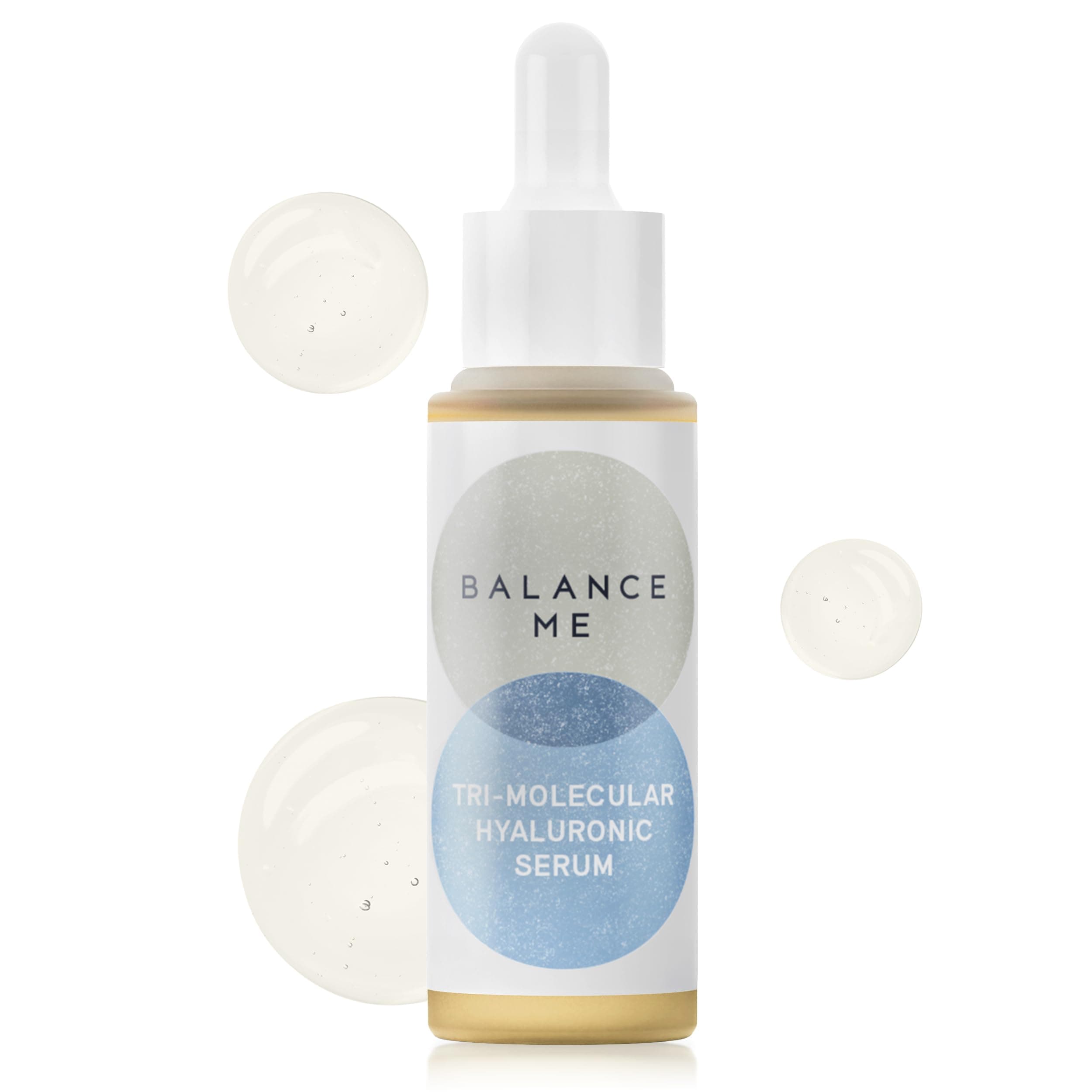 Balance Me Tri-Molecular Hyaluronic Acid Serum 30ml, Anti-Ageing Face Serum for Mature Skin, With Aloe Vera to Support Hydration and Dry Skin