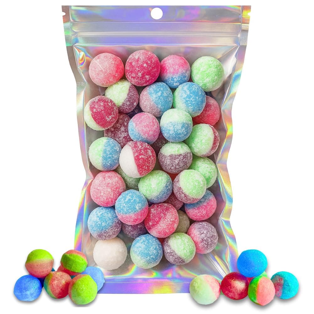 Extreme Mega Sour Sweets Challenge (250g) | Worlds Sourest Sweets | Assorted Mixed Fruit Flavours | Packed in a Resealable Pouch | Long Expiry