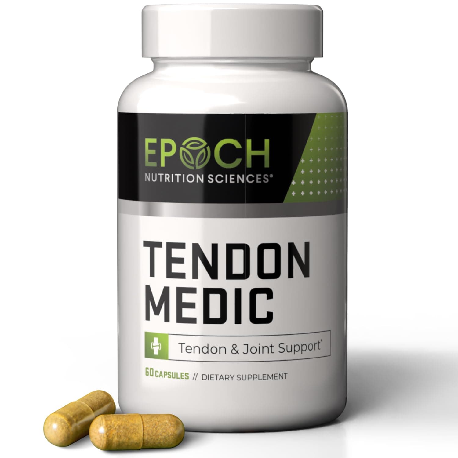 Tendon Medic Joint & Tendon Support Supplement – Mobility & Flexibility Formula – Natural Non-GMO Capsules for Joint Pain Relief, Tendonitis, Arthritis & Muscle Recovery – 60 Caps